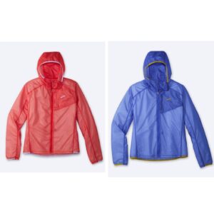 بادگیر بارانی ورزشی زنانه ابی و قرمز  Brooks کد 520