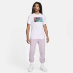 تیشرت مردانه سفید با گرافیک رنگی نایکی Nike کد 1027