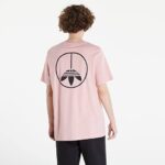 تیشرت مردانه Adidas صورتی روشن با لوگوی مینیمال کد 1037 - تصویر 3